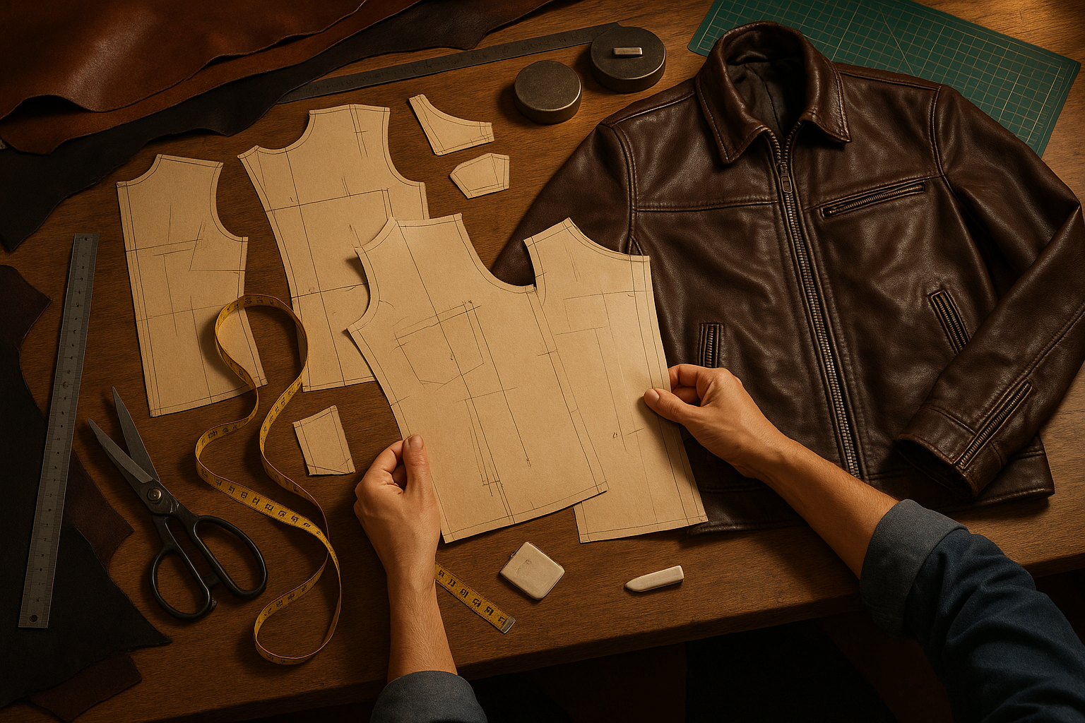 Modifying Store-Bought Patterns for Leather Jackets